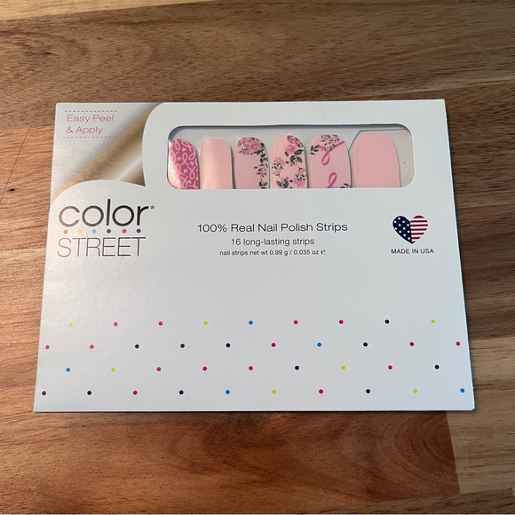 Color Street Other - Color Street Floral and Pink Nail Strips